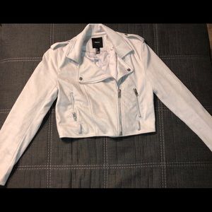 ▫️◽️⬜️ Cropped Gray Forever 21 Jacket ⬜️◽️▫️
